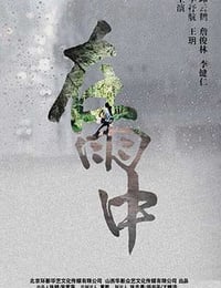 在雨中