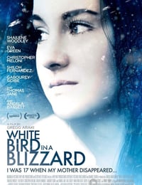 暴风雪中的白鸟